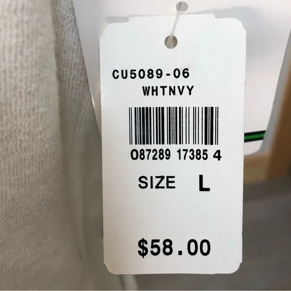 NWT IZOD White Terry Swim Coverup - Picture 10 of 10